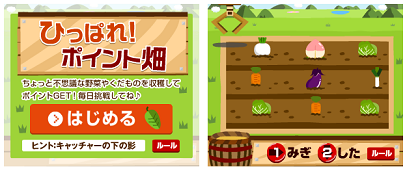 ひっぱれ!ポイント畑